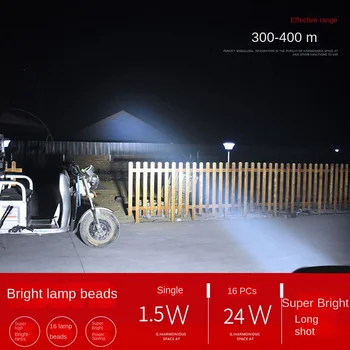 Передний фонарь электровелосипеда 12 В-80 В, Мотоцикл, электровелосипед, светодиодная фара, Трехколесный велосипед, лампа, 12 светодиодных велосипедных деталей