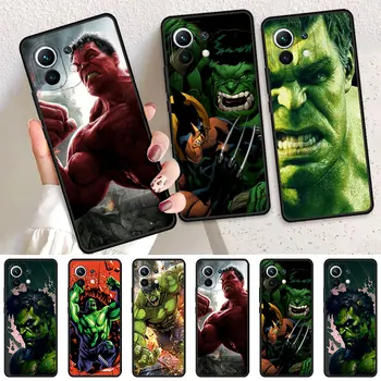 Баннер Marvel Hulk Мощный Черный Чехол Для Xiaomi Mi 12 11 Lite 5G NE 10 Pro 9T A2Plus 11T 13Ultra 10S 10T Телефон Силиконовый K40S