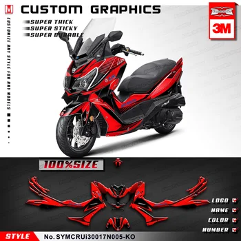 Наклейки на мотоцикл с графикой Кунг-Фу, набор декоров для SYM Cruisym 300 2017 2018 2019 2020 2021, настраиваемый