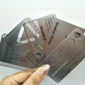 Индивидуальный продукт 、 Профессиональная изготовленная на заказ высококачественная дешевая визитная карточка с гравировкой по размеру из нержавеющей стали, вырезанная лазером из металла Bu