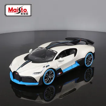 Суперкар Maisto 1:24 Bugatti Divo, Литые автомобили и игрушечные транспортные средства, модель автомобиля в миниатюрном масштабе, Автомобильная игрушка для детей