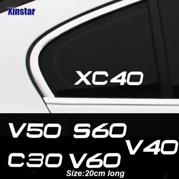2шт Автомобильные Виниловые Спортивные Наклейки Наклейки Для Volvo S60 S70 S80 S40 XC90 V40 V50 V60 V70 S90 V90 XC60 XC40 XC70 AWD T6 C30 C70