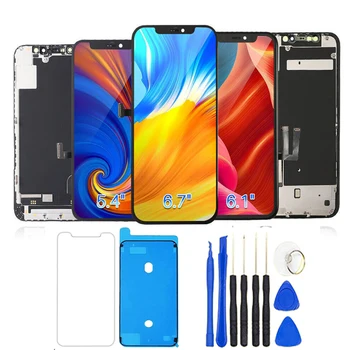 AAA + + + OLED Для iPhone X XR XS Max ЖК-дисплей Incell Для iphone 11 12 13 Pro Max 13 Mini 14 Plus OLED-дисплей с Цифровым Преобразователем Экрана В сборе