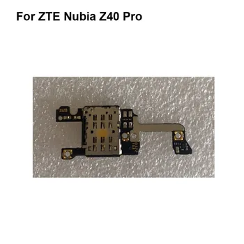 Протестирован Хороший микрофон Плата микрофона Слот для SIM-карты Держатель лотка для телефона ZTE Nubia Z40 Pro Замена гибкого кабеля Z 40 Pro