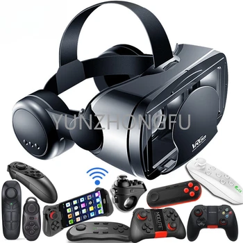 Трансграничные оптовые очки виртуальной реальности, большие наушники Vrg, игровой шлем виртуальной реальности, устанавливаемый на голову, 3d