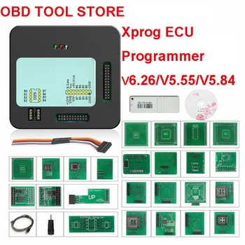 XPROG V6.50 V6.12 V6.26 V 5.84 V5.58 V5.55 Автоматический Программатор ECU Инструмент Для Настройки Микросхем с USB-ключом Полные Адаптеры Подробнее