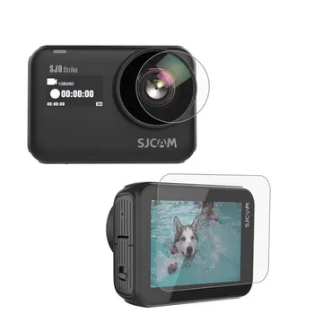 Защитная пленка для ЖК-экрана Diaplay, Защитная пленка для стекла объектива, защитный чехол для спортивной экшн-камеры SJCAM серии SJ9 Strike/Max 4K
