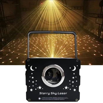 Лазерный проектор мощностью 500 МВт RGB DMX Starry Sky Light PRO DJ Disco Сценические эффекты Освещение Свадьба Праздник Вечеринка Клуб Бар Сканер