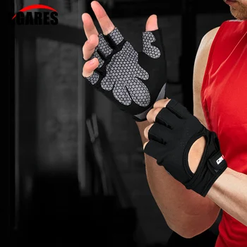 Тренажерный зал перчатки фитнес перчатки 3мм гель коврик для женщины мужчины Спорт перчатки Бодибилдинг нескользящие тяжелая атлетика перчатки для подтягивания Гребля