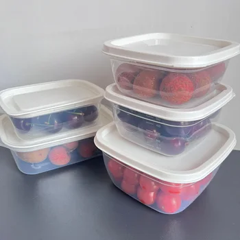 Утолщенный с крышкой Контейнер для консервирования пищевых продуктов, Кухонный ящик для хранения, холодильник, Герметичная коробка для хранения свежих продуктов