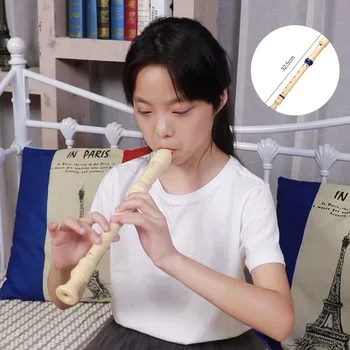 Пронзительный Немецкий кларнет Для начинающих Знакомство с 6-луночным 8-луночным инструментом для детей начальной школы - флейтой
