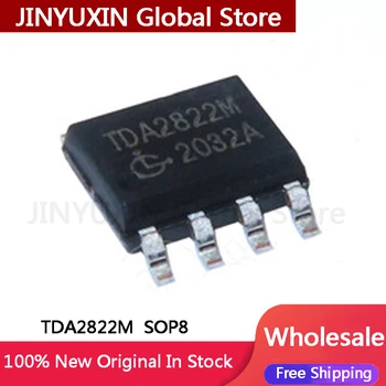 20шт микросхема усилителя мощности звука TDA2822M TDA2822 SOP8 микросхема IC 3-6 В