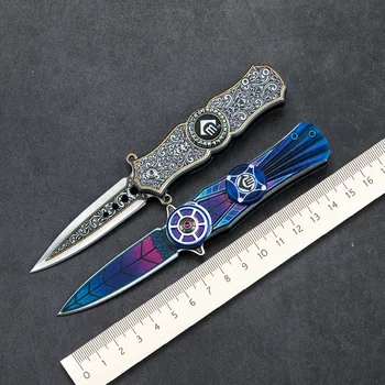 Креативный нож с гироскопом на кончиках пальцев, многофункциональный складной нож EDC высокой твердости, карманный нож для выживания в походе на открытом воздухе