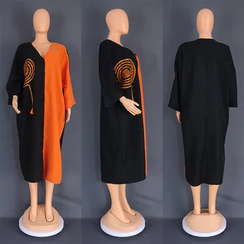Африканские Платья Для Женщин 2023 Дашики Лето Осень Элегантное Платье Макси Женская Традиционная Африканская Одежда Fairy Dreaes