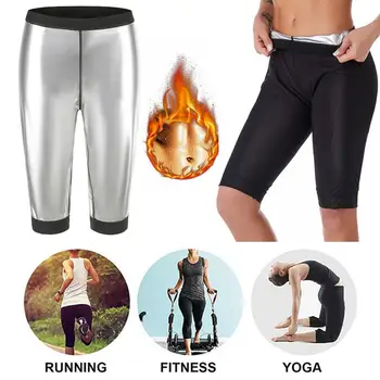 Женские спортивные брюки для похудения, тренажер для талии, фитнес-подтяжка ягодиц, Леггинсы для сжигания жира, штаны для сауны, пот Y K5M5