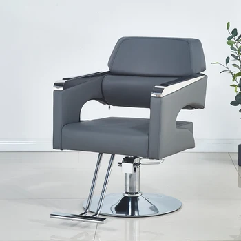 Роскошное вращающееся кресло для косметолога, Вращающийся косметический стул для парикмахерского салона, Профессиональные кожаные табуреты для бара LJ50BC