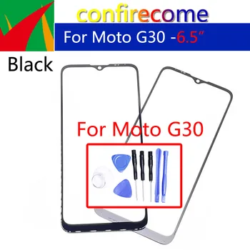 Для Motorola Moto G30 XT2129 замена внешнего объектива с сенсорным экраном на передней панели LCD
