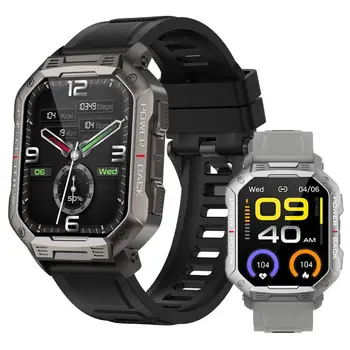 Смарт-часы NX3 с экраном 1,83 дюйма, Bluetooth-вызов, Водонепроницаемые Смарт-часы для мониторинга здоровья, Многофункциональные мужские часы для занятий спортом и фитнесом