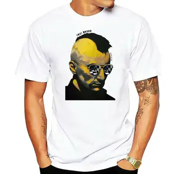 Мужские футболки, мода 2022, футболка Taxi Driver V4 Роберта Де Ниро, БЕЛАЯ