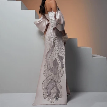 Платье для выпускного вечера Oisslec Без бретелек с открытыми рукавами, женское вечернее платье для случая Йипэйша, Мекка