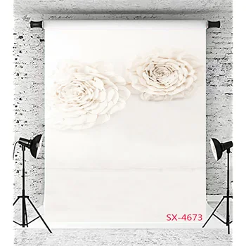 Фотореалистичная ткань, свадебное платье на день Святого Валентина, Пейзажный фон, красивый цветок на стене, реквизит для фотосъемки XH-16