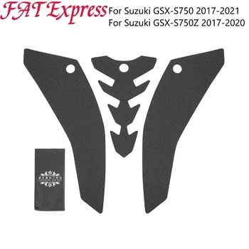 Для Suzuki GSX-S750 GSX-S750Z 2017-2021 Боковые Накладки На Топливный Бак Защитные Наклейки Коленная Ручка Газовая Тяговая Накладка Аксессуары Для мотоциклов