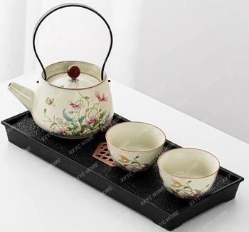 Чайный Сервиз Кунг-Фу Чайник Бытовой Чайный Поднос