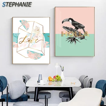 Современная картина из розового мрамора с золотой линией, домашний декор, абстрактная картина на холсте, настенные художественные плакаты и принты, креативный декор для спальни