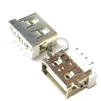 оригинальный новый USB-разъем женский/AF10.6 короткий патч для тела SMD два фута 4pin белый пластиковый сердечник полная палка