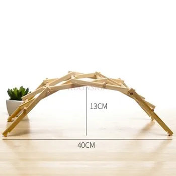 Наука и техника малое производство Bili bridge материальный пакет модель арочного моста DIY руководство по научному эксперименту steam