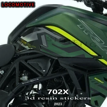 Для Мотоцикла Benelli TRK 702X TRK 702x2023 Аксессуары 3D Гель Эпоксидная Смола Комплект Наклеек Защита Бака