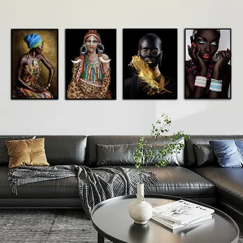 Скандинавский абстрактный плакат с портретом человека, настенное искусство, холст, живопись, современный домашний декор, настенные панно для декора гостиной