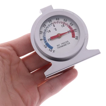 Термометр для холодильника, термометры для морозильной камеры из нержавеющей стали, Кухонный холодильник, датчик температуры, измерительный прибор с циферблатом