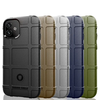 Противоударный чехол Armor Shield для iPhone 13 12 14 Pro 11 13Pro Max X XR XS 7 8 6S Plus SE 2020 Из Прочного Волокна, Защищающий от падения