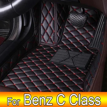 Автомобильные коврики для Mercedes Benz C Class W205 C180 200 220 250 260 300 350 400 450 2014-15 2016 2017 2018 2019 2020 Аксессуары