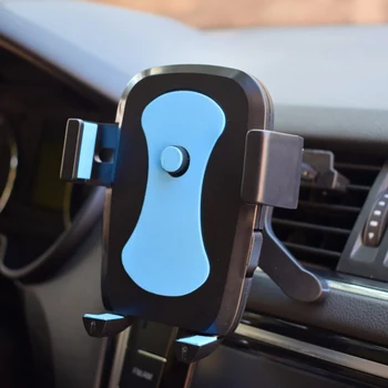 Автомобильный держатель для телефона, вентиляционное отверстие, подставка для мобильного телефона, универсальное крепление для автомобильного воздуховыпуска, поддержка GPS для iPhone Xiaomi