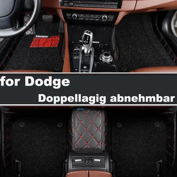 Всесезонные Индивидуальные Автомобильные Коврики с Полным Покрытием Dodge Charger SRT Challenger Dart Durango Viper RAM 1500 Double Iayer