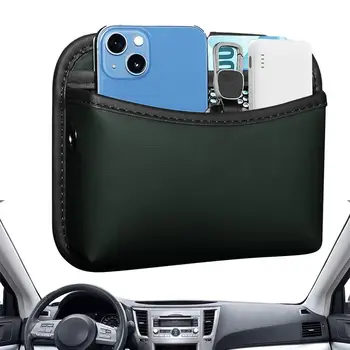 Автомобильный ящик для хранения телефона, универсальный автомобильный органайзер для переднего сиденья, Самоклеящийся подлокотник, Центральная консоль, коробка Для основного и пассажирского сидений