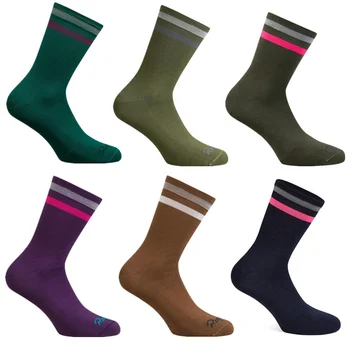 Качественные новые велосипедные носки Rapha, компрессионные носки для мужчин и женщин, футбольные носки, баскетбольные носки, 7 цветов