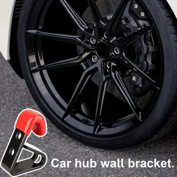 Крюк для показа обода автомобильного колеса, мощные настенные подставки для показа автомобильных ободов, высококачественный декоративный крюк для колеса автомобиля для гоночного автомобиля